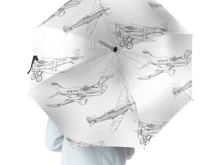 Super Aircrafts Designed Umbrella Discount