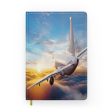 Airliner Jet Cruising over Clouds Designed Notebooks For Discount