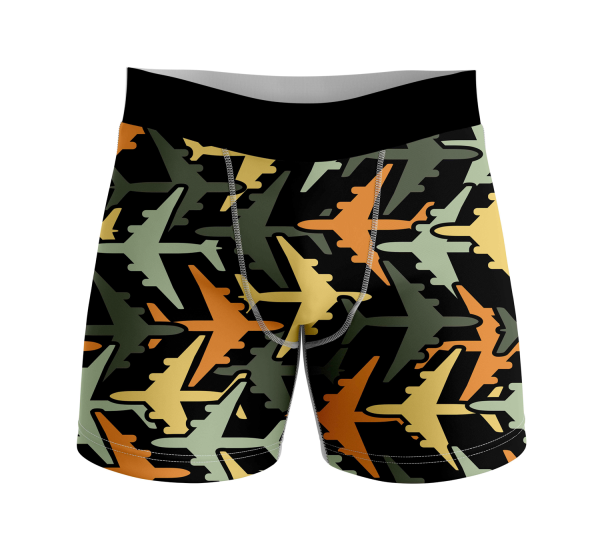 Volume 2 Super Colourful Airplanes Designed Men Boxers Online