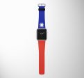 Taiwan Flag Designed Leather Apple Watch Straps Online Sale