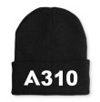 A310 Flat Text Embroidered Beanies For Discount