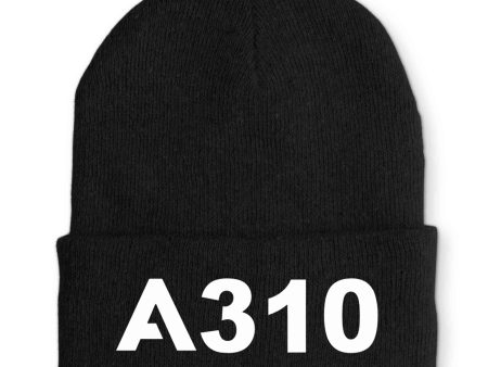 A310 Flat Text Embroidered Beanies For Discount