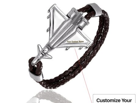 (Edition 2) Military Aircraft Designed Leather Bracelets Online