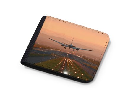 Super Cool Landing During Sunset Designed Wallets Supply