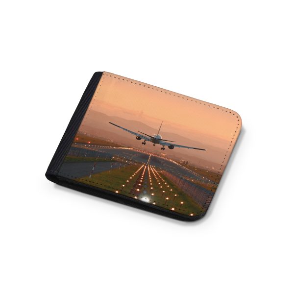 Super Cool Landing During Sunset Designed Wallets Supply