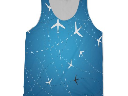 Travelling with Aircraft Designed 3D Tank Tops For Sale