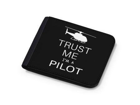 Trust Me I m a Pilot (Helicopter) Designed Wallets Sale