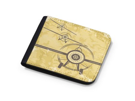 Super Vintage Propeller Designed Wallets Online now