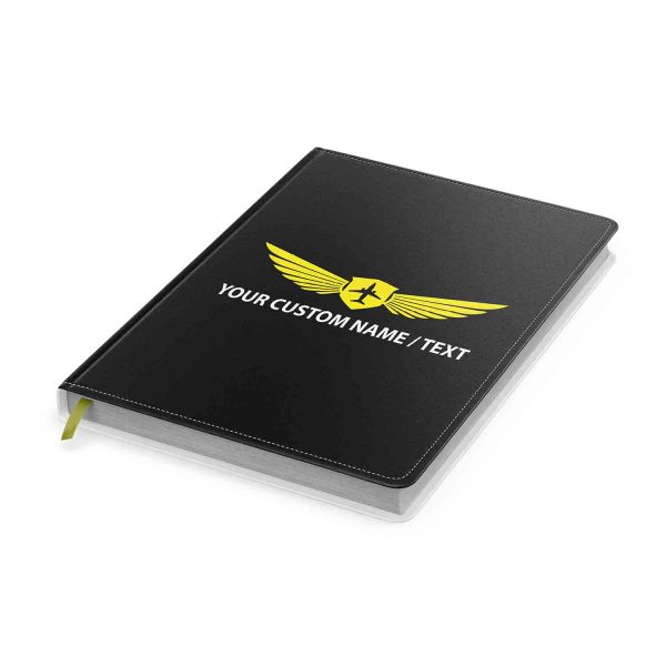 Customizable Badge (2) & Name Designed Notebooks Cheap