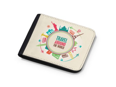 Travel Around The World Designed Wallets Cheap