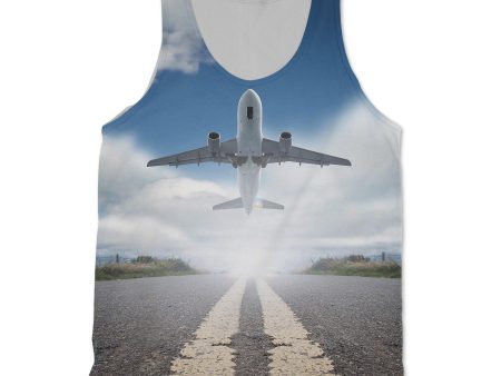 Taking off Aircraft Designed 3D Tank Tops Hot on Sale