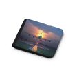 Super Airbus A380 Landing During Sunset Designed Wallets Discount