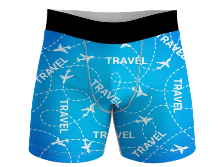 Travel & Planes Designed Men Boxers Supply