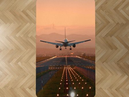 Super Cool Landing During Sunset Designed Carpet & Floor Mats Online Hot Sale