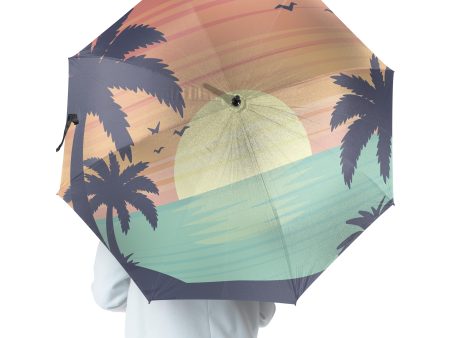 Tropical Summer Theme Designed Umbrella For Discount