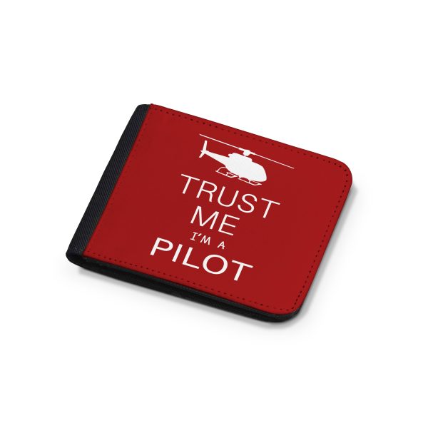 Trust Me I m a Pilot (Helicopter) Designed Wallets Sale