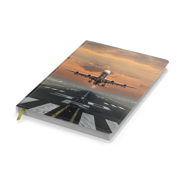 Aircraft Departing from RW30 Designed Notebooks For Discount