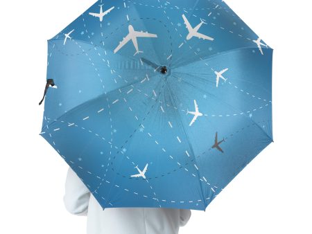 Travelling with Aircraft Designed Umbrella Online Hot Sale