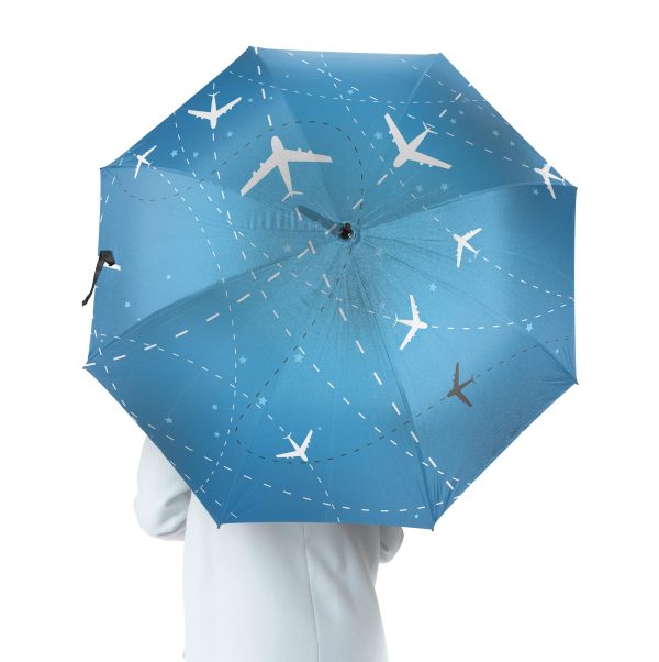 Travelling with Aircraft Designed Umbrella Online Hot Sale