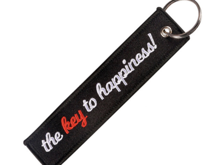 The key to Happiness Designed Key Chains Hot on Sale