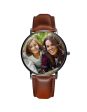 Your Custom Photo   Image Designed Leather Strap Watches Sale