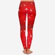 Travelling with Aircraft (Red) Designed Women Leggins Online now