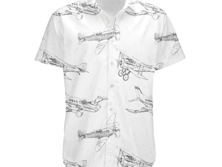 Super Aircrafts Designed 3D Shirts on Sale