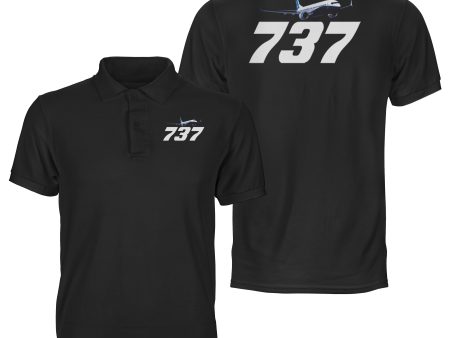 Super Boeing 737-800 Designed Double Side Polo T-Shirts Online Sale