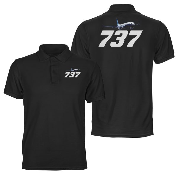 Super Boeing 737-800 Designed Double Side Polo T-Shirts Online Sale