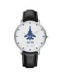 Sukhoi SU-30 Leather Strap Watches For Cheap