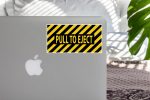 Pull to Eject Designed Stickers For Cheap