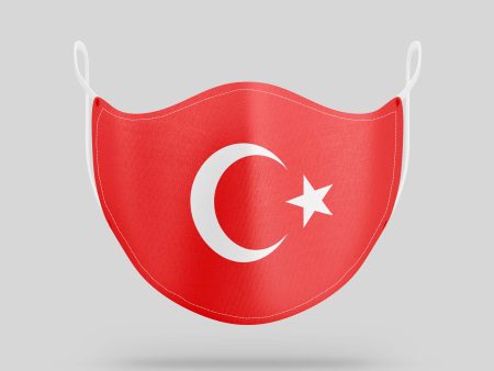 Turkey Flag Designed Face Masks Supply