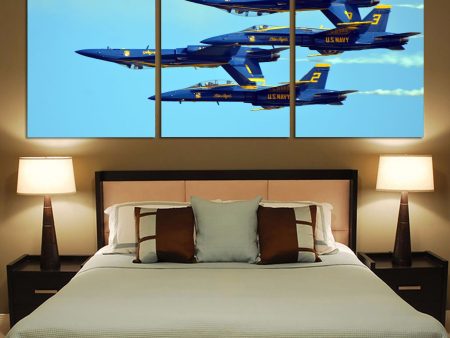 US Navy Blue Angels Printed Canvas Posters (3 Pieces) Fashion