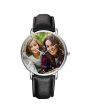 Your Custom Photo   Image Designed Leather Strap Watches Sale