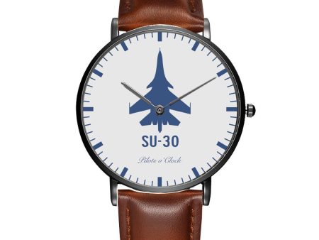 Sukhoi SU-30 Leather Strap Watches For Cheap