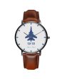 Sukhoi SU-30 Leather Strap Watches For Cheap