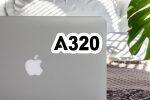 A320 Flat Text Designed Stickers Hot on Sale