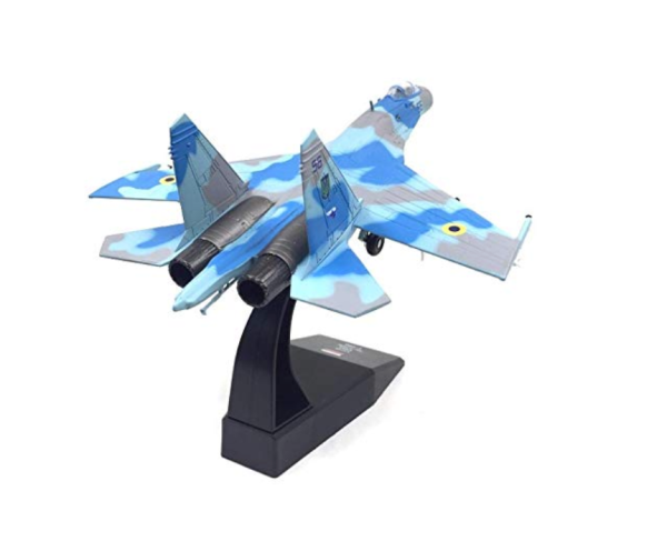 1 100 Scale Russia SU-27 Flanker Fighter Military Airplane Model Discount