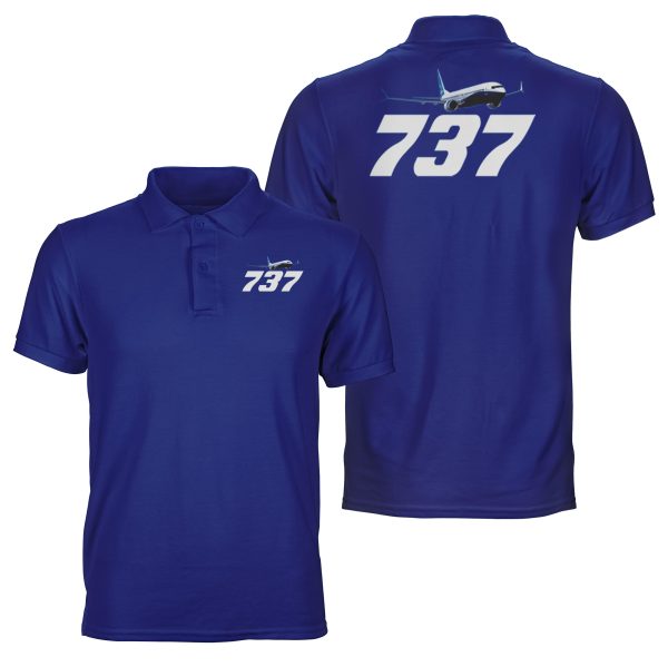 Super Boeing 737-800 Designed Double Side Polo T-Shirts Online Sale