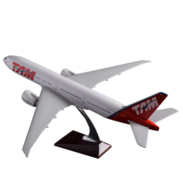 TAM - Brazillian Airline Boeing 777 Airplane Model (Handmade 47CM) For Sale