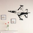 USAF Fighting Falcon F16 Designed Wall Sticker Online Sale