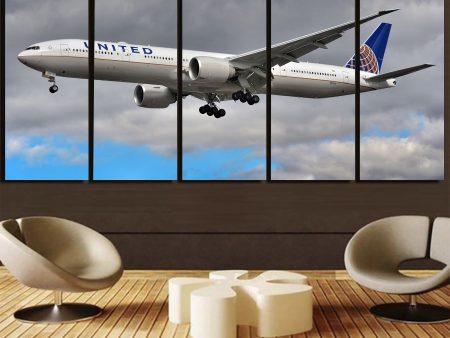 United Airways Boeing 777 Printed Canvas Prints (5 Pieces) Cheap