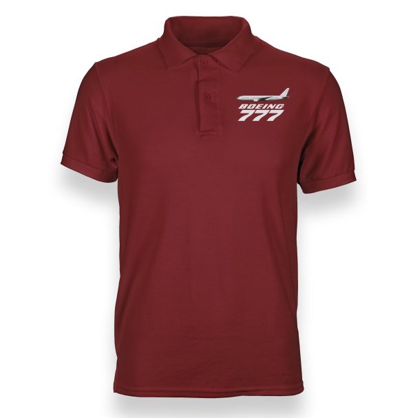 The Boeing 777 Designed Polo T-Shirts Hot on Sale