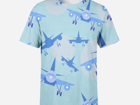 Super Funny Airplanes Printed 3D T-Shirts on Sale