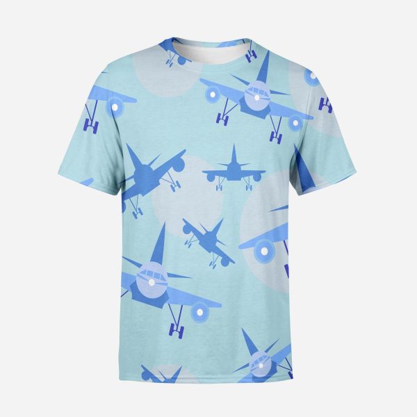 Super Funny Airplanes Printed 3D T-Shirts on Sale