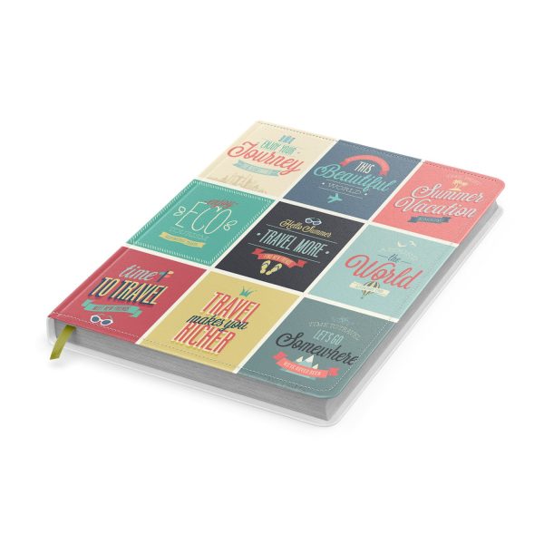 Super Travel Icons Designed Notebooks Supply