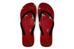 Travelling with Aircraft (Red) Designed Slippers (Flip Flops) Fashion