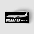 The Embraer ERJ-190 Designed Stickers Fashion