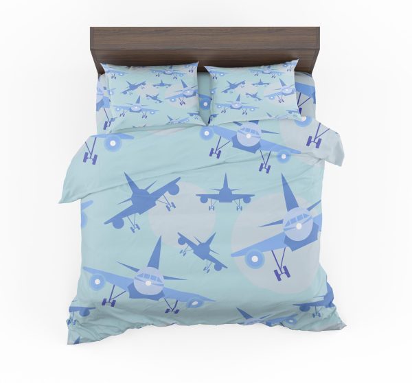 Super Funny Airplanes Designed Bedding Sets Cheap