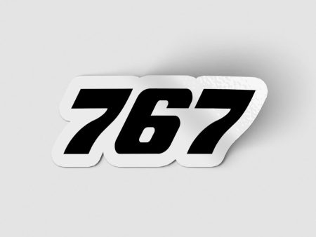 767 Flat Text Designed Stickers For Cheap